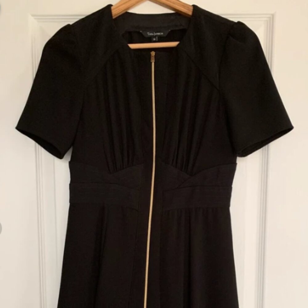 Tara Jarmon Black Fit & Flare Dress – Size FR 36 / US 4 (S)